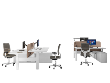 EVOLUTION - Height-adjustable office desk with electric motion by ESTEL GROUP - view 3